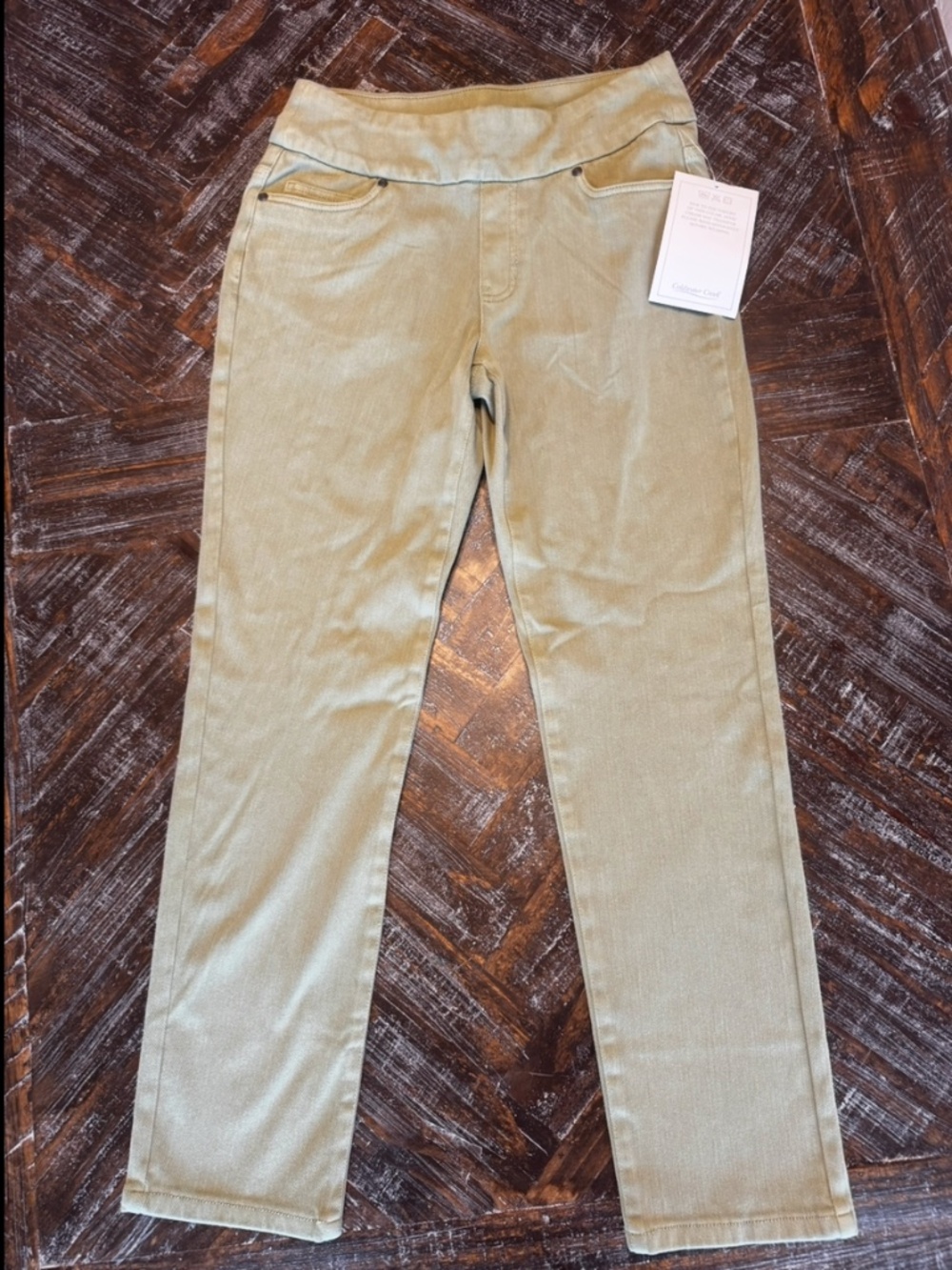 NWT Coldwater Creek Tan Pull-On Jeggings Women’s Size 6P Petite
